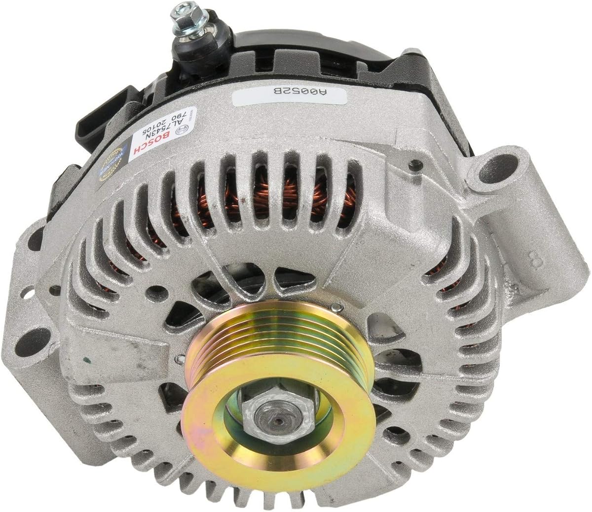 Bosch Automotive AL7543N Alternador 100% nuevo para Ford selecto: 1996-04 Explorer, 2001-03 Explorer Sport, 2001-03 Explorer Sport Trac, 2005-06 GT; Mercurio: 1997-04 Alpinista | Compatible con Ford Explorer, Explorer Sport, Explorer Sport Trac, GT; Montañero de Mercurio
