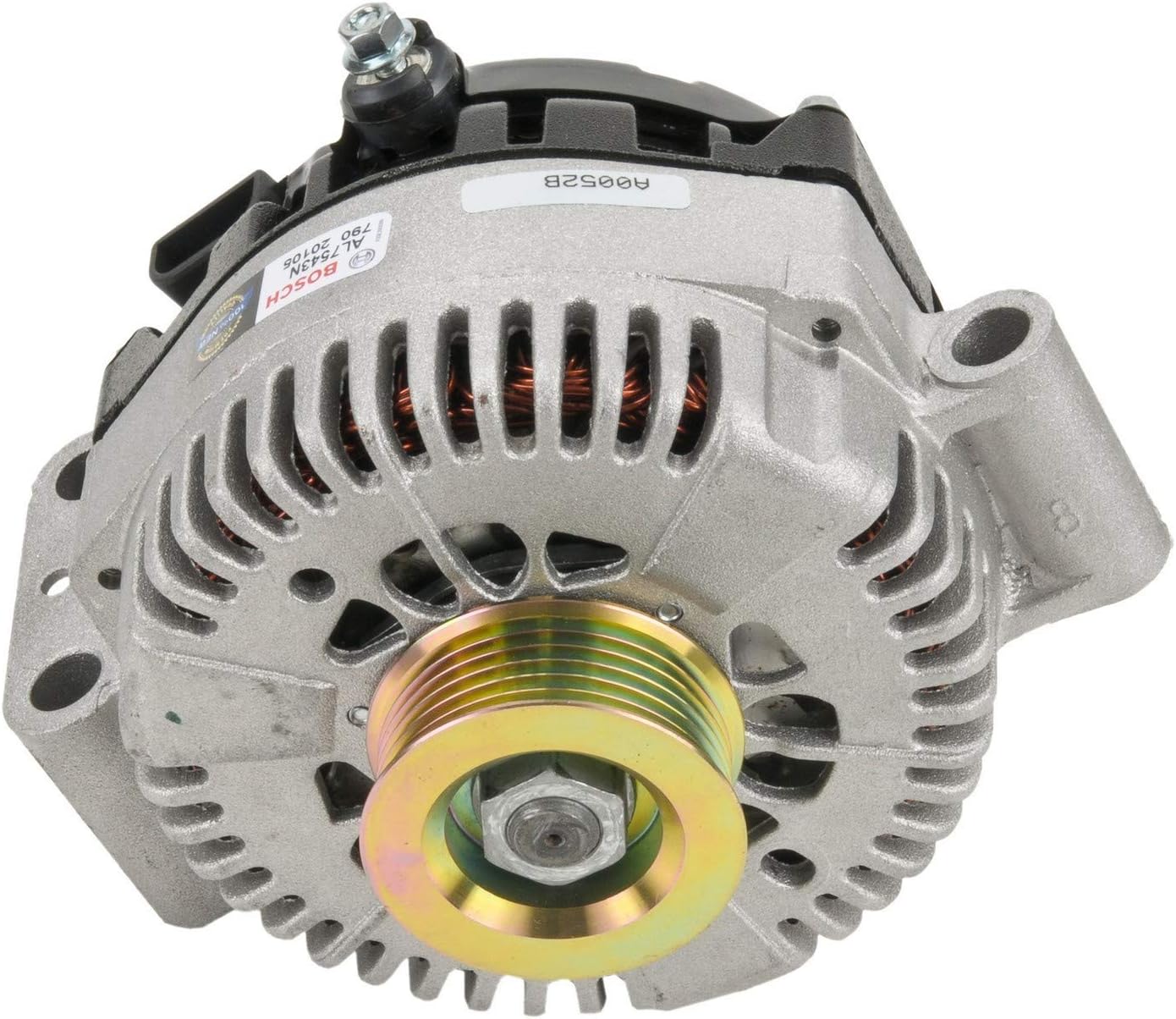 BOSCH AL7543N Premium 100% New Alternator - Compatible with Select Ford Explorer, Explorer Sport, Explorer Sport Trac, GT; Mercury Mountaineer; 130 Amp