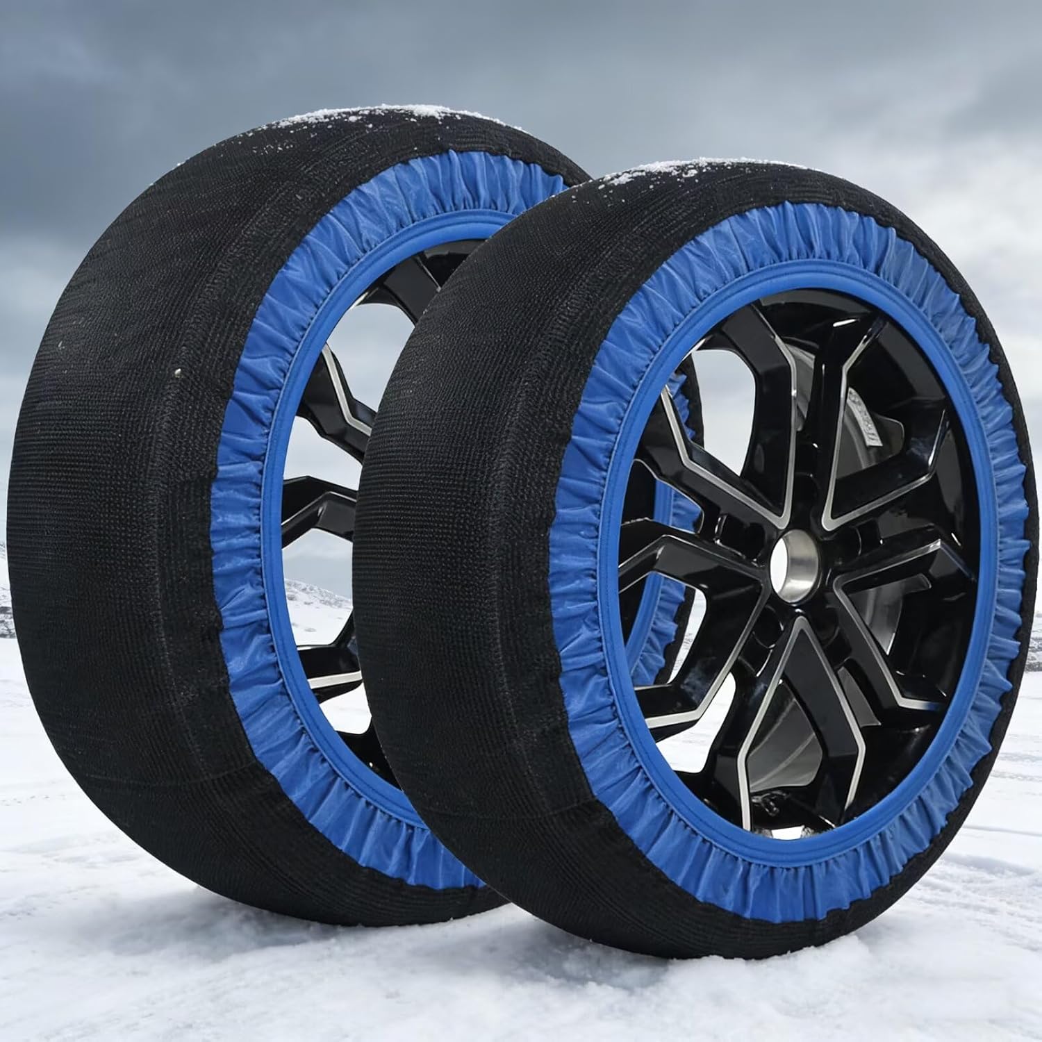 トヨタ ランドクルーザー/ランクル 250 GDJ250W/TRJ250W に適用 布製スノーチェーン 2本セット 雪道・アイスバー