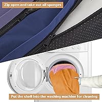 Vista 62 de Comfort Expression - Cama ortopédica para perros extragrandes, 53 x 42 pulgadas, cama impermeable y de apoyo de espuma con cojines removibles