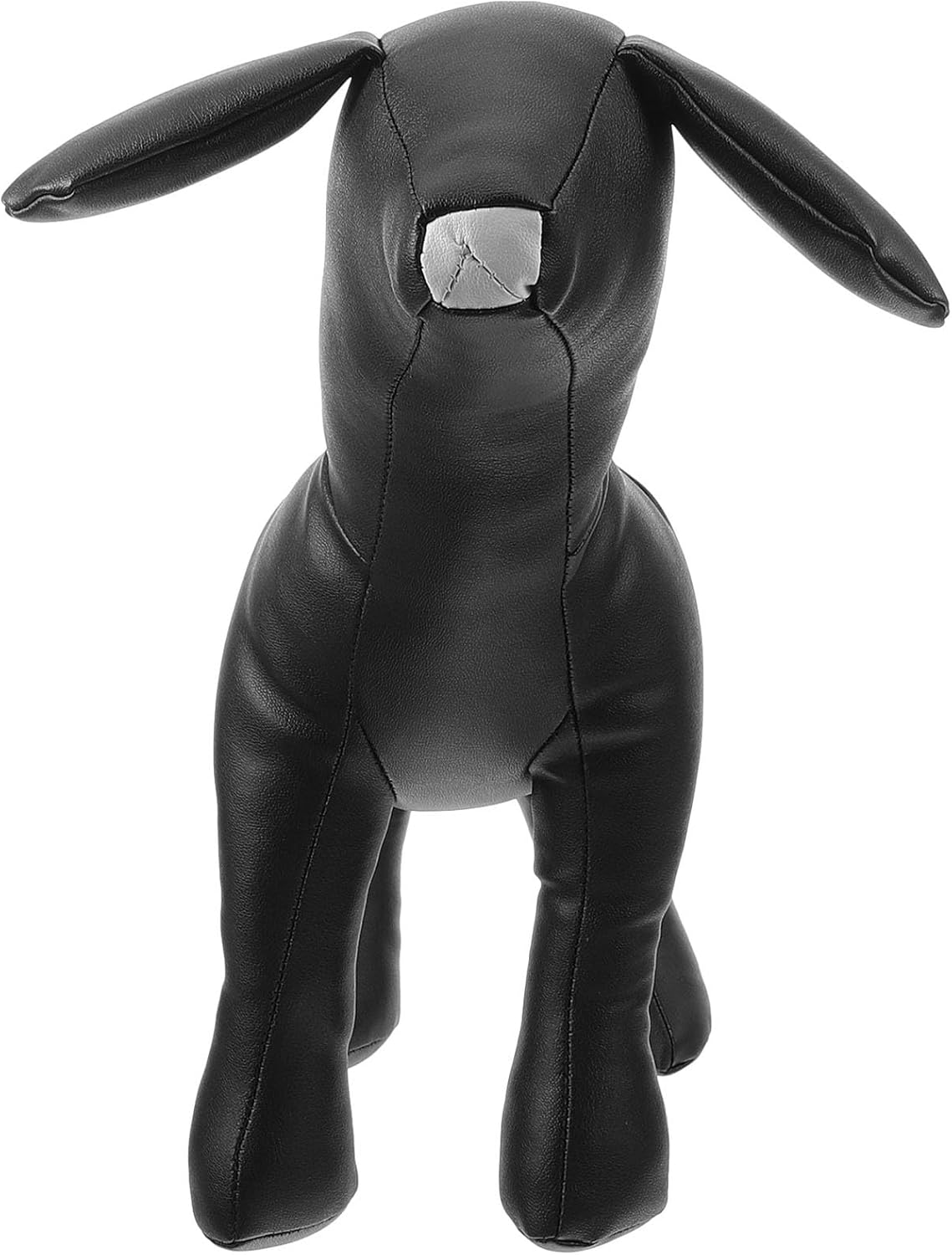 Pu Leather Dog Mannequin Small Size M for Pet Shop Display Standing Dog Model Hanger and Costume Showcase