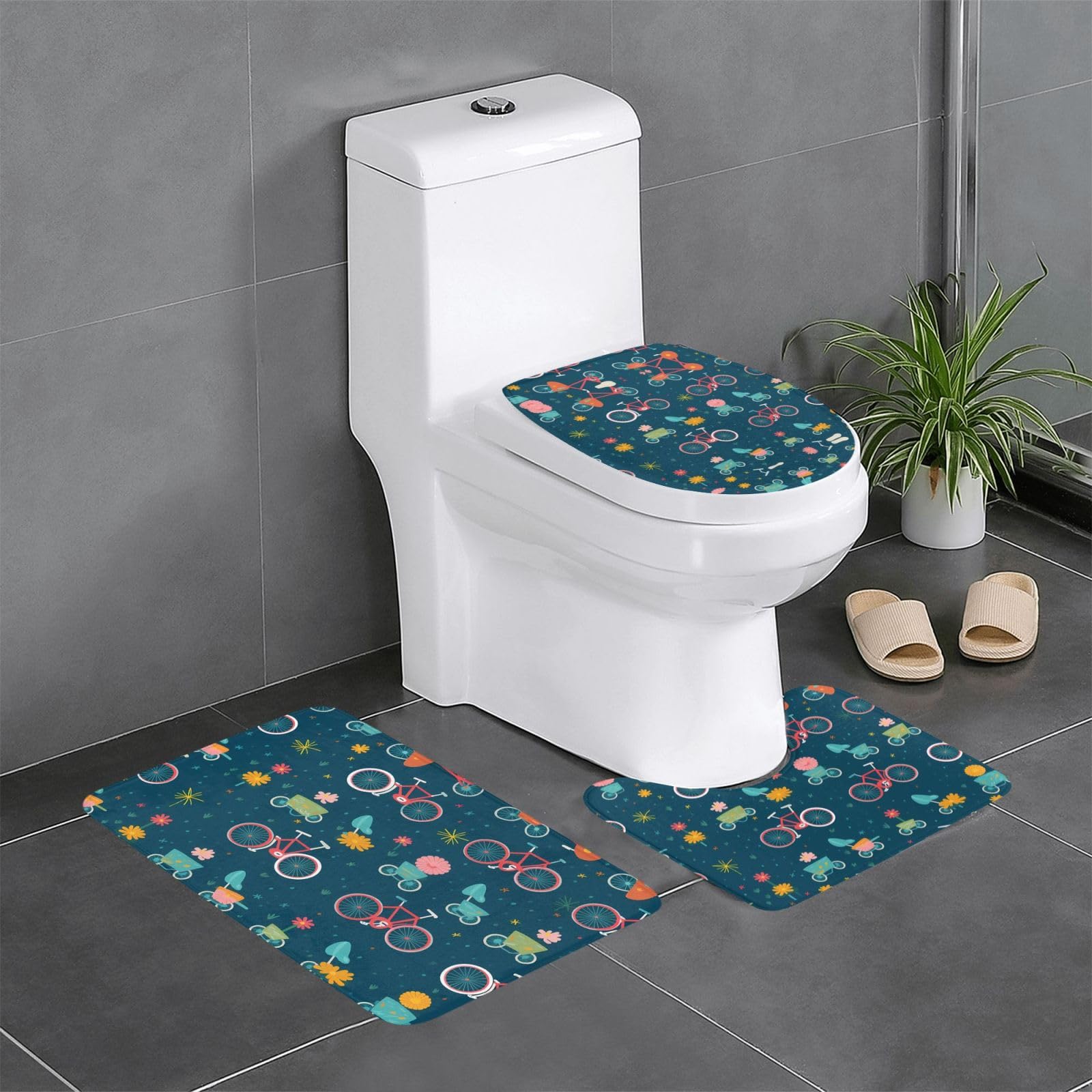 Tapis de bain antidérapants parfaits pour la coiffeuse et les toilettes