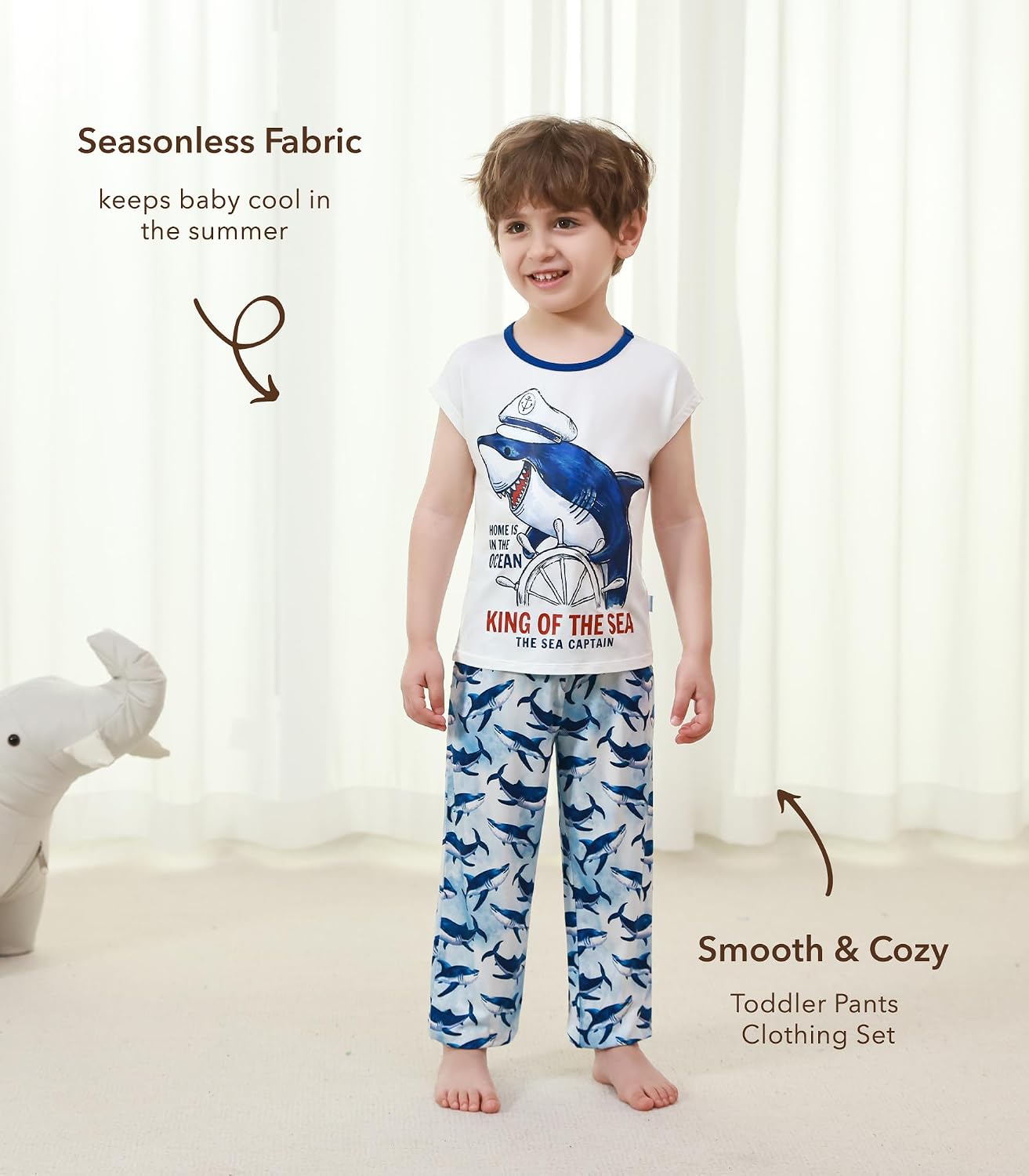 Girls Tank Set Sleeveless Viscose from Bamboo Tee and Pants Kids 2 Piece Toddler Sets 3T-5T