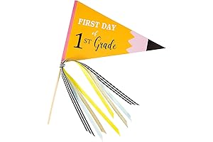 Back to School 1st Grade Photo Flag