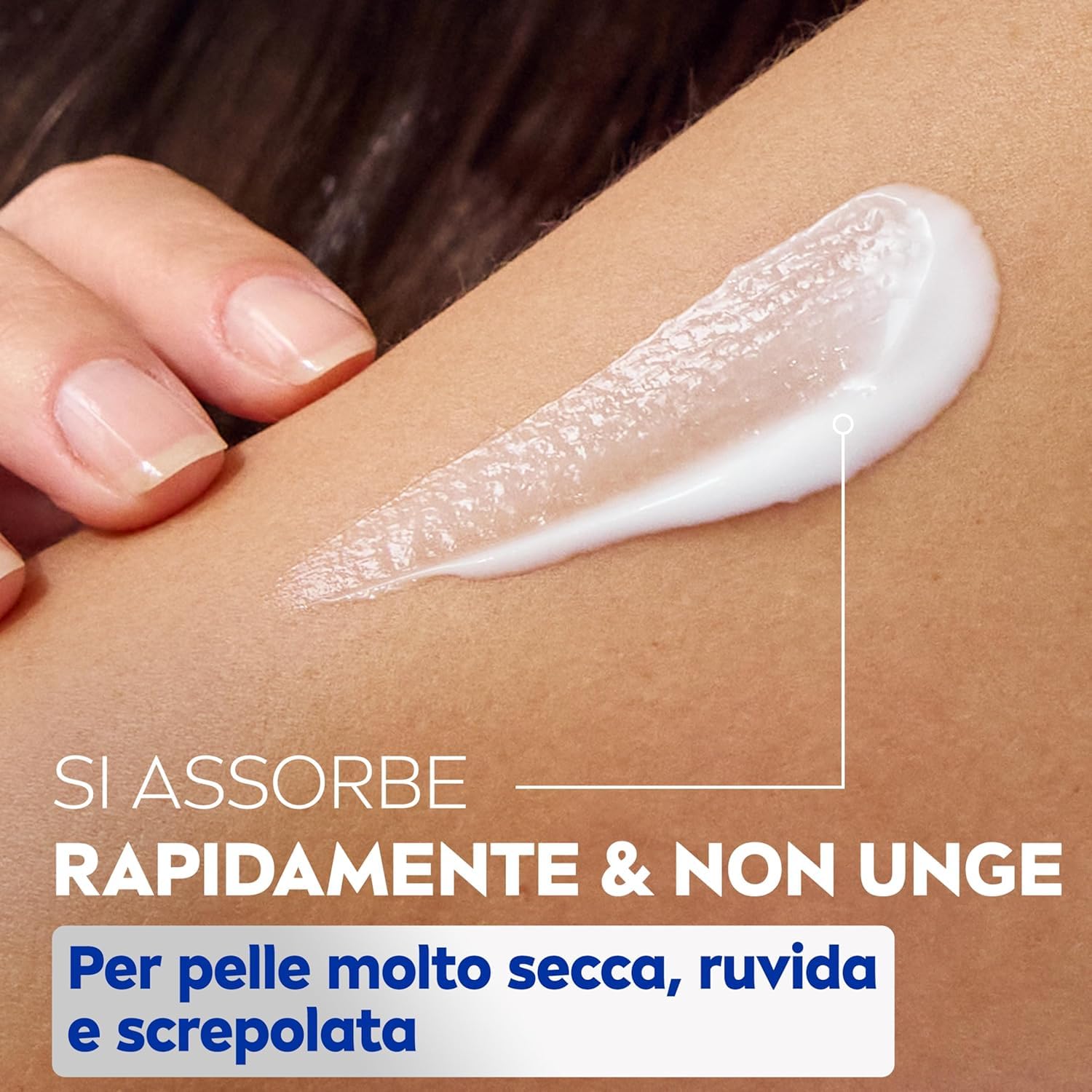 NIVEA Repair & Care Urea 400 ml, Crema corpo idratante pelle secca, molto secca, ruvida e screpolata, Crema multiuso per corpo, viso e mani nutriente 72H con 15% Glicerina e Urea
