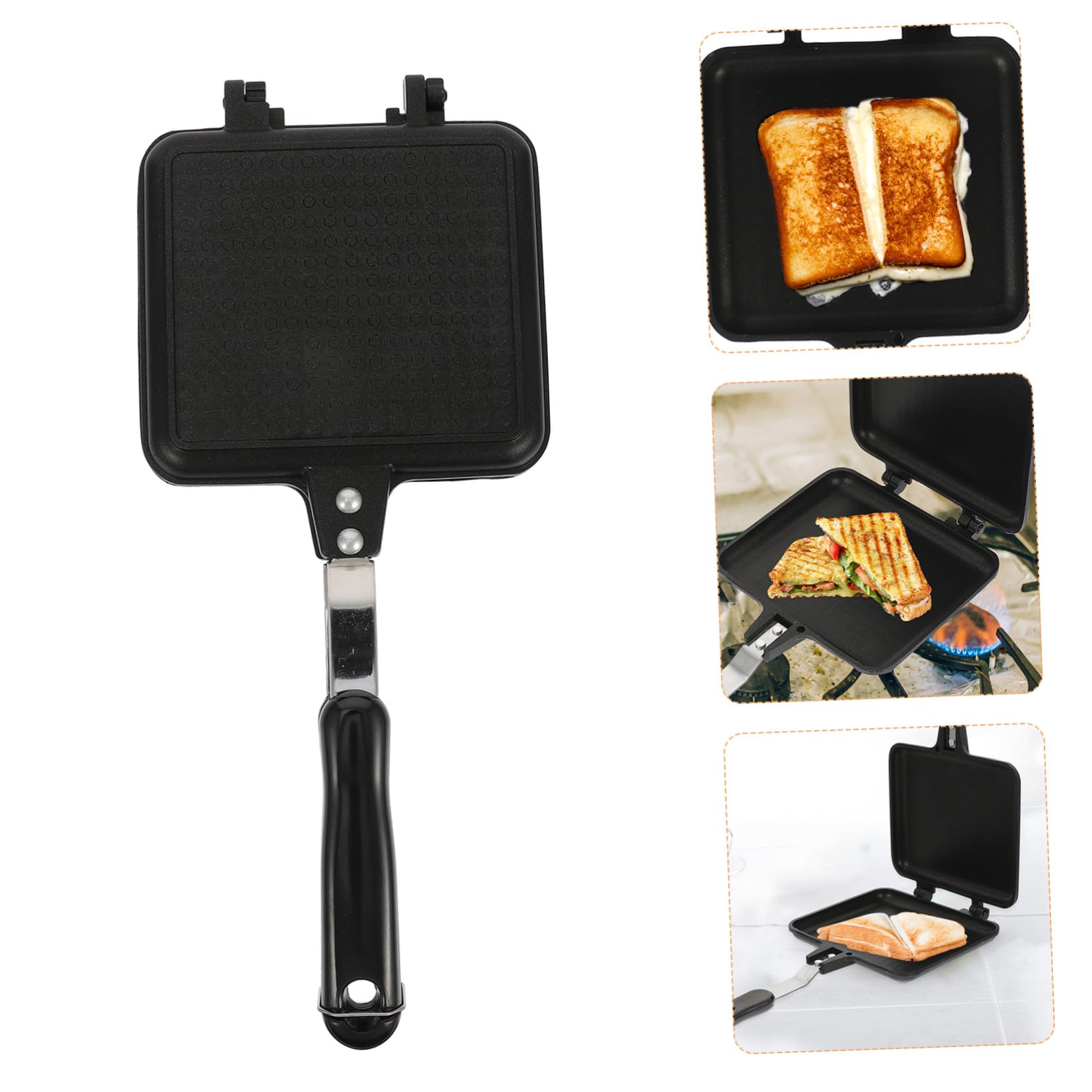 Toyvian Bandeja de Horno Extraíble Sartén Antiadherente Sartén de Doble Cara Pan Utensilios de Cocina para Hacer Sándwiches el Horno