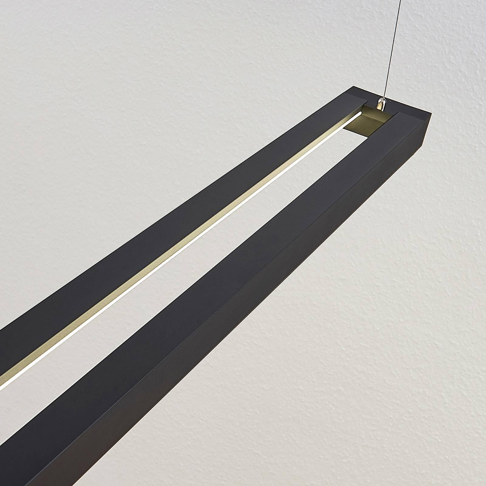 Arcchio LED Pendelleuchte Büro 162 cm, Hängelampe Büroleuchte 4000K Pendellampe Downlight Schreibtisch Hängeleuchte Deckenleuchte Bürolampe