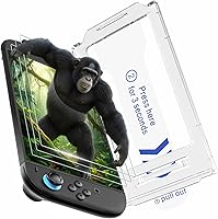 Vista 9 de Paquete de 2 protectores de pantalla compatibles con Nintendo Switch 2 (2025) (instalación de 30 segundos), TRANSNOVO Switch de vidrio templado, 2