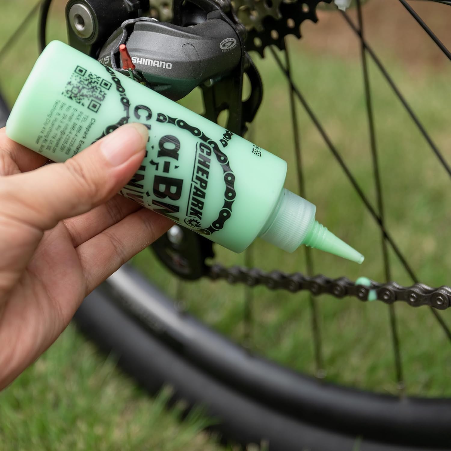 CHEPARK Olej do łańcuchów rowerowych Ceramic Chain Wax – wysokowydajny środek smarujący do łańcuchów z cząstkami ceramicznymi, olej do łańcuchów rowerowych do rowerów MTB, rowerów elektrycznych
