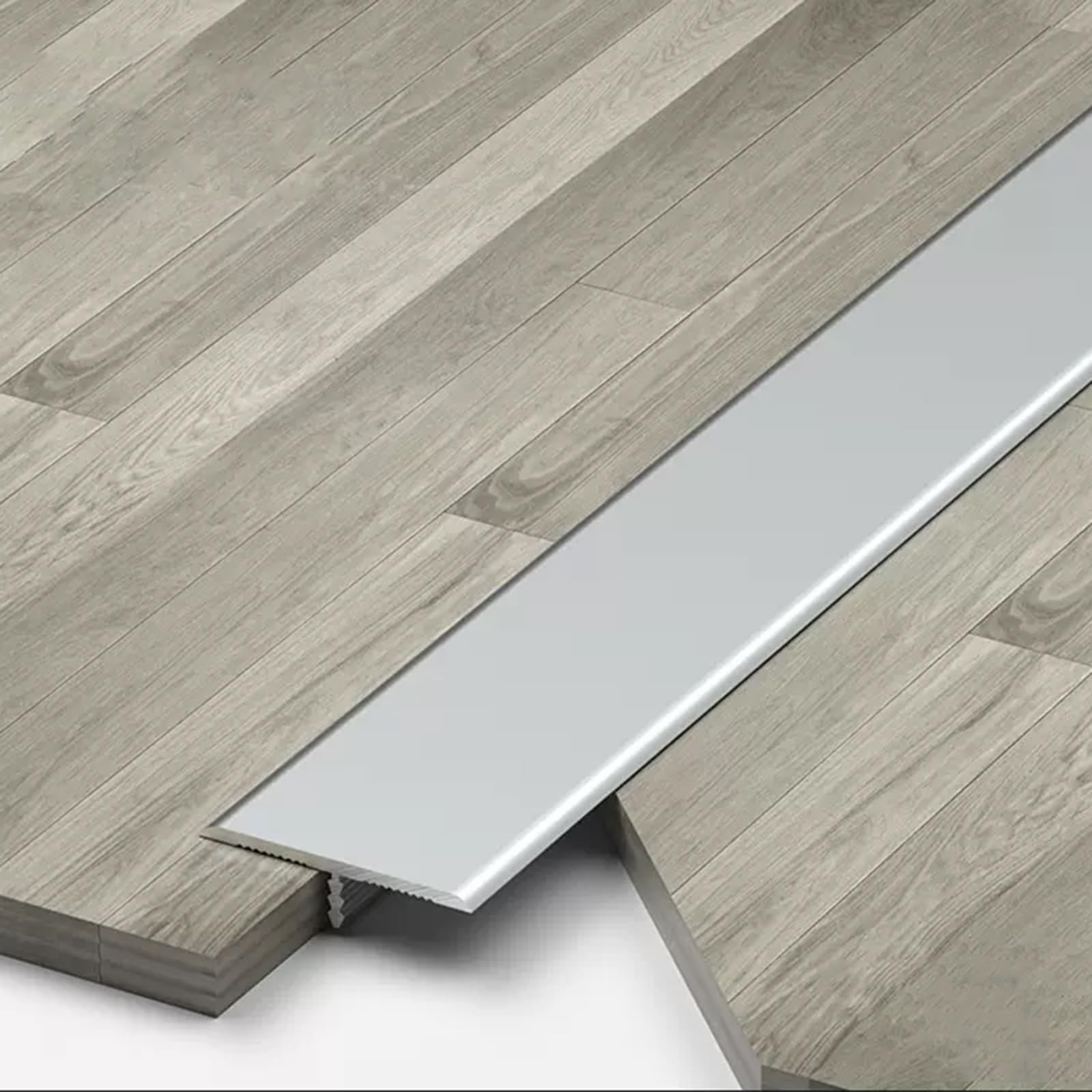 3Pcs Aluminum T Molding Floor Transition Strip for Doorways