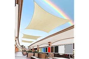 Royal Shade Beige Patio Sun Shade Sail Canopy