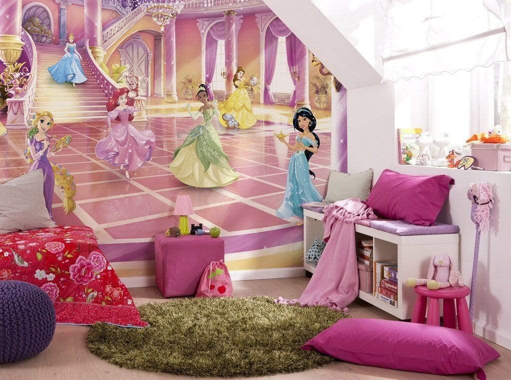 Komar Papier Fototapete - Princess Glitzerparty - Größe 368 x 254 cm