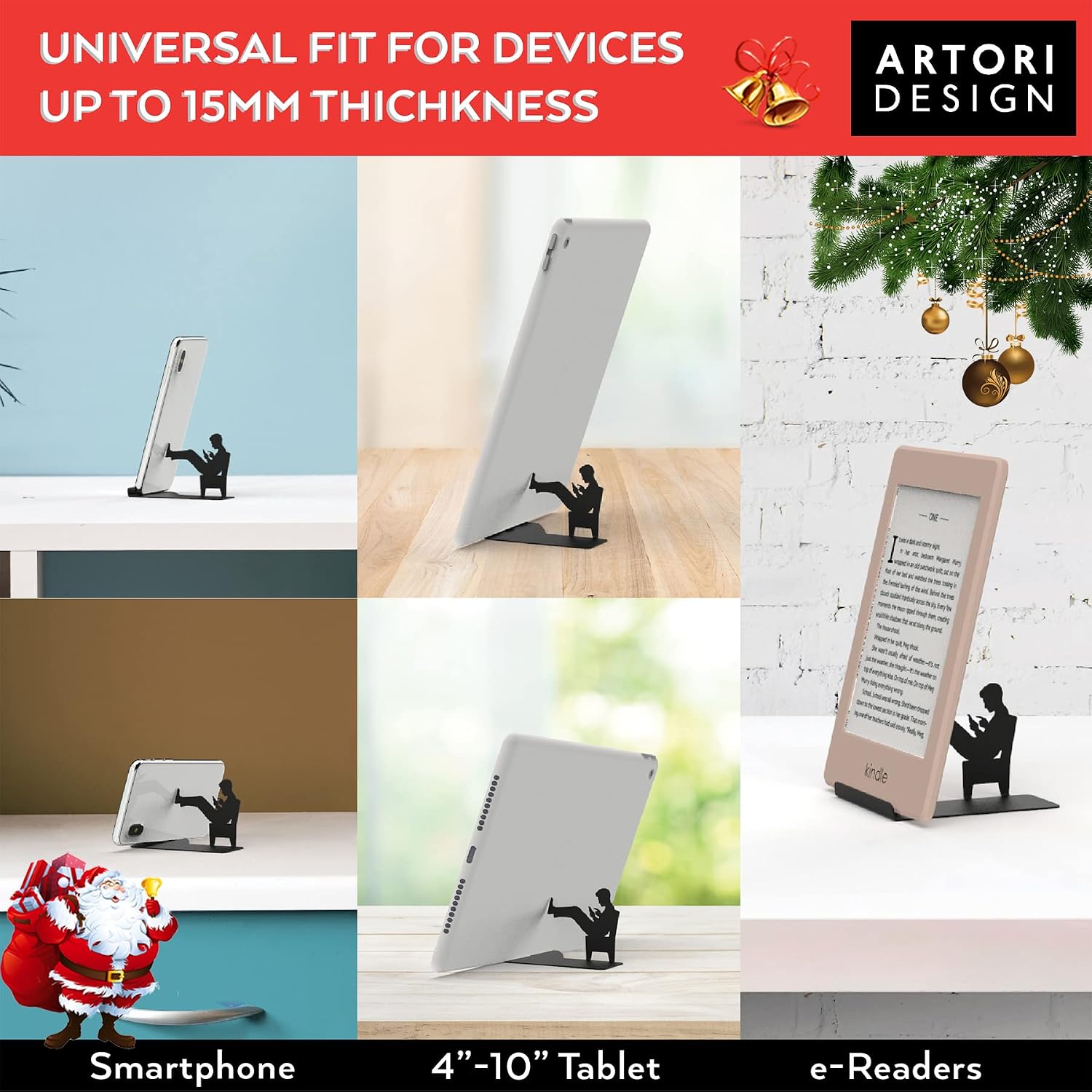 Artori Design Cell Phone Stand for Desk, Smartphone Stand for Office or Home - Image 5