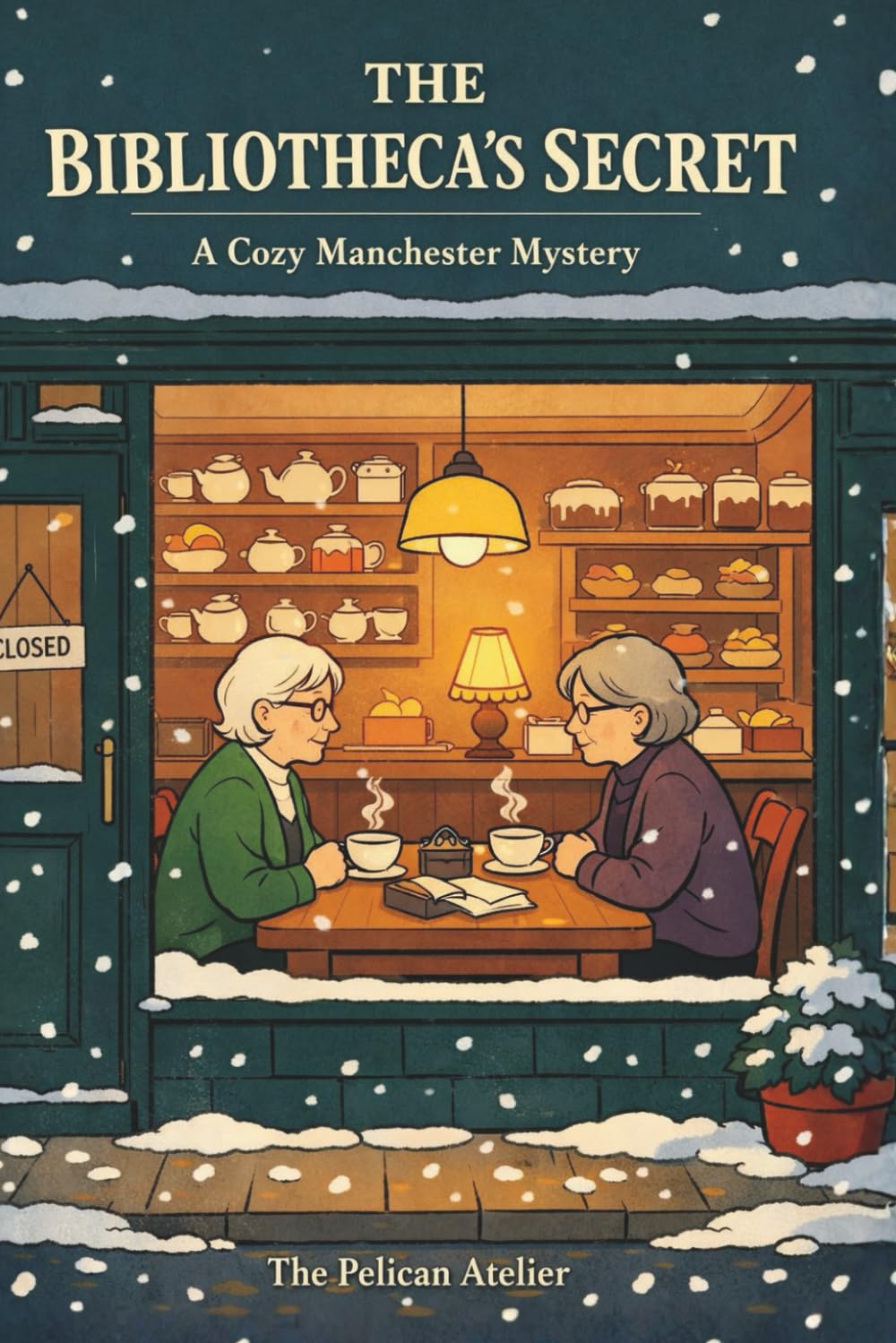 The Bibliotheca’s Secret: A Cozy Manchester Mystery Featuring a Retired Librarian and a Hidden Victorian Code (THE NORTHERN KNITS MYSTERIES)