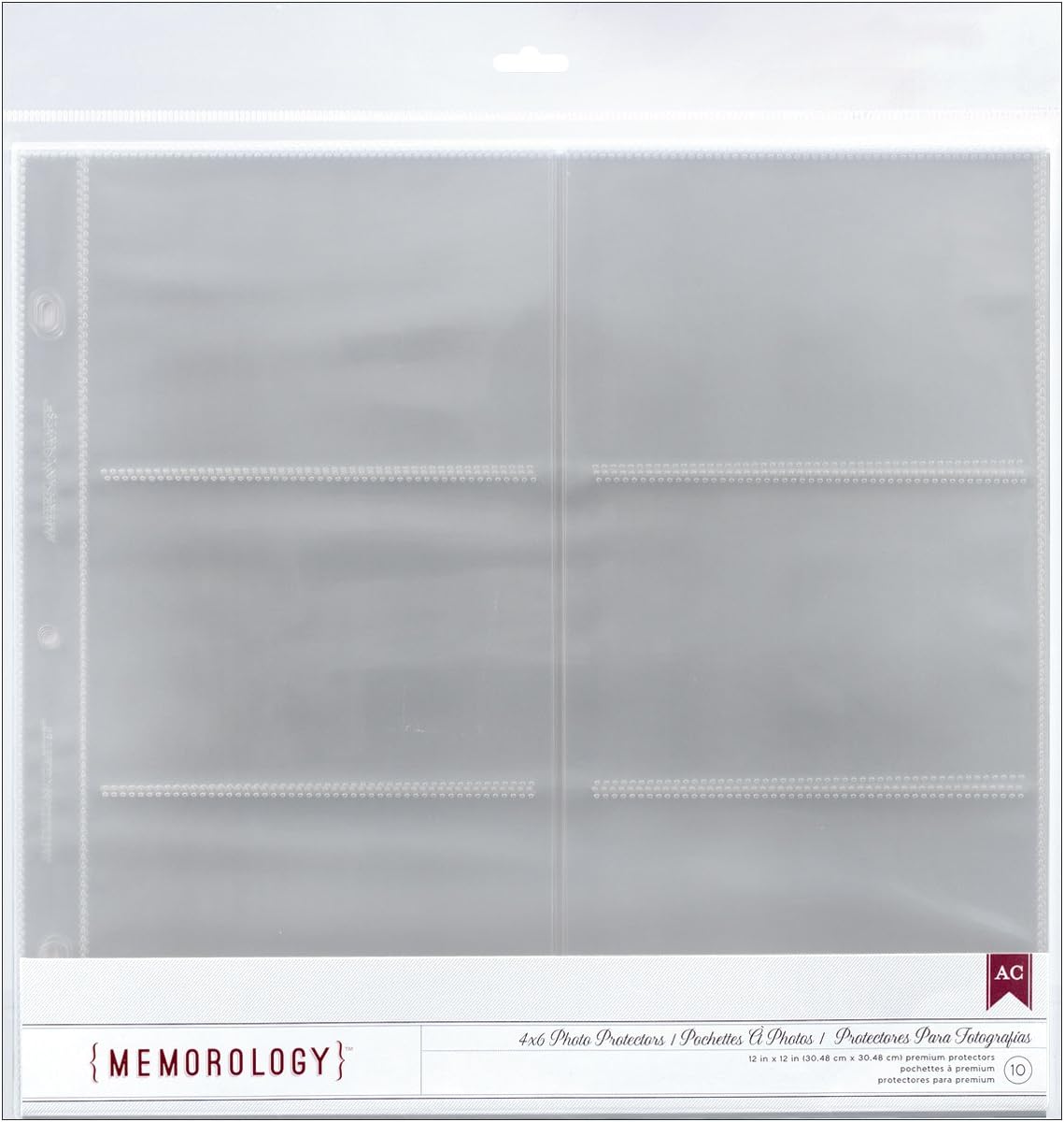 American Crafts Photo Protector Sheets, 12 x 12-Inches, Pack of 1