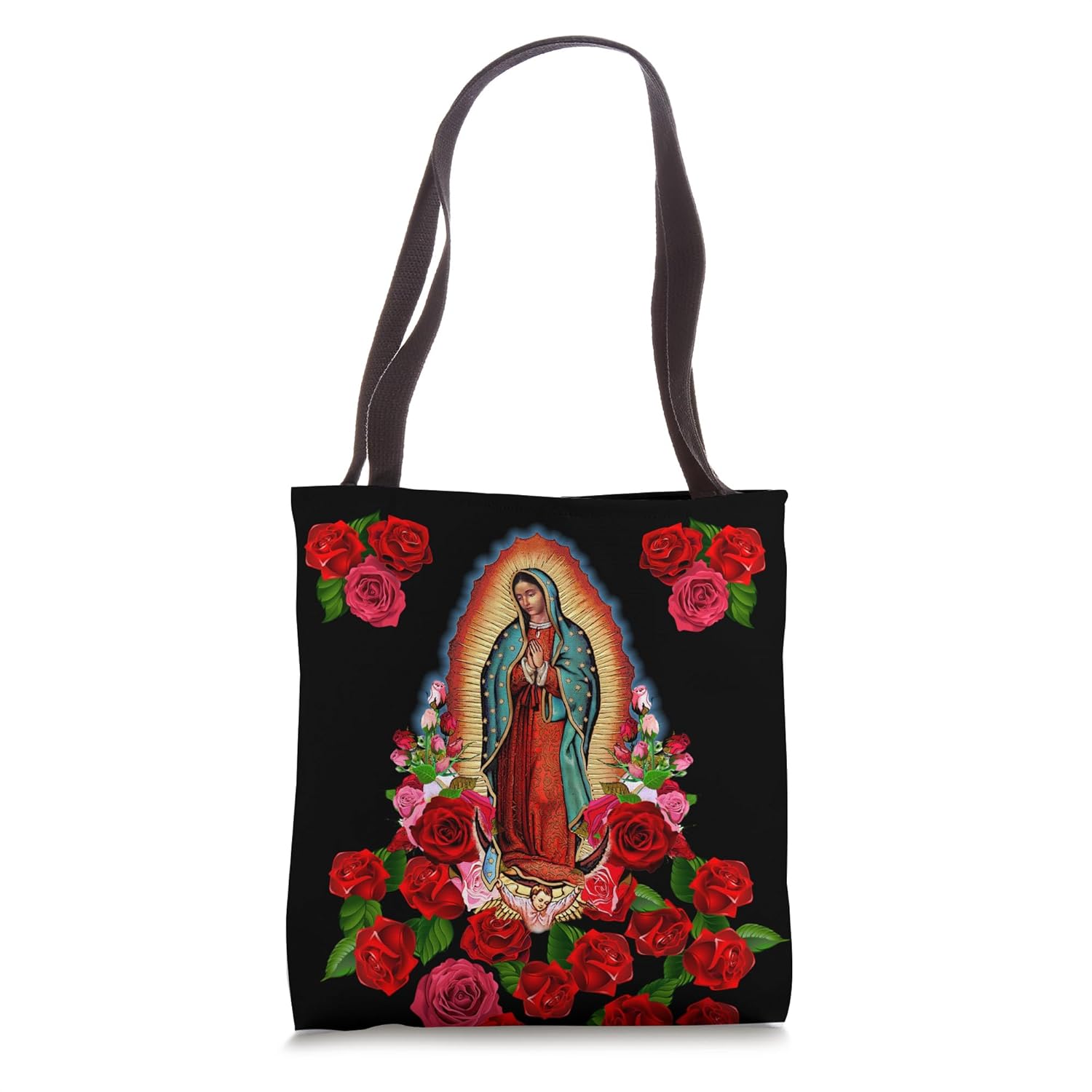 Virgin Mary Our Lady of Guadalupe Tote Bag
