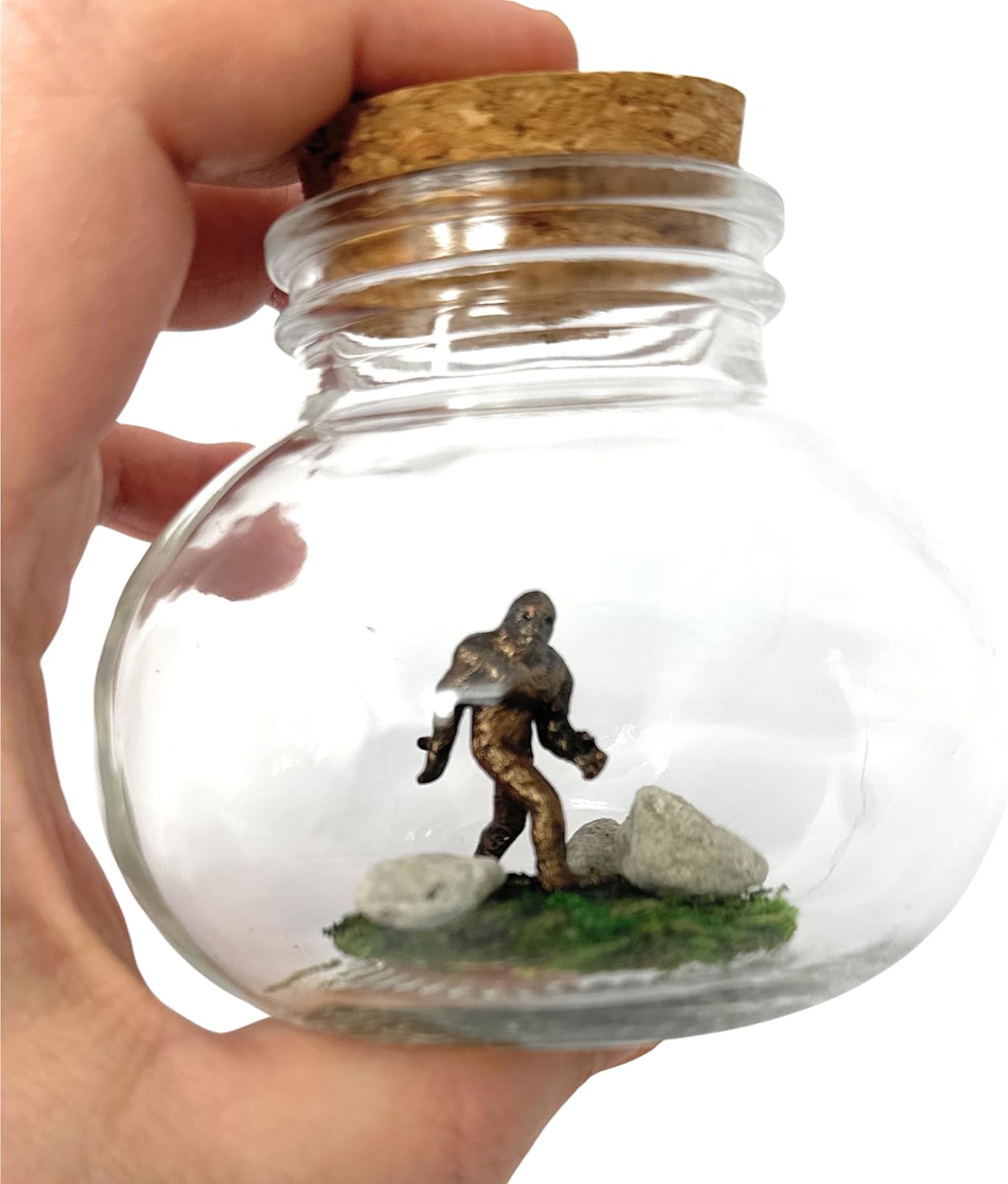 Mini 1 Inch Pet Bigfoot with Adoption Certificate Tiny Desk Decor