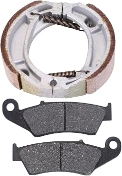 Motorbike Brake Pads for Xr150 3 Pcs Motorcycle Front Rear Brake Pads with Brake Shoes Caliper Spring Motorbike Parts Disc Brake Parts