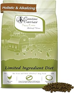 Canine Caviar - Grain Free Puppy: Chicken & Split Peas Alkaline Dry Dog Food, Limited Ingredients, Gluten-Free, Based on Science & Research, Veterinary Alternative Diet (11 Pound Bag)