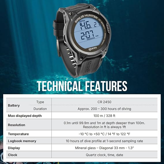 Sirius Hunter Dive Computer