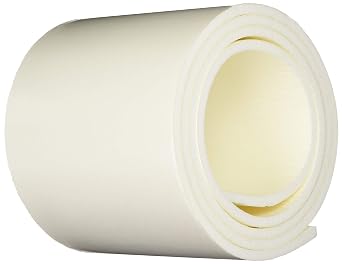 Closed-Cell Foam Rolls, White, 1/4"X6"X72", Adhesive