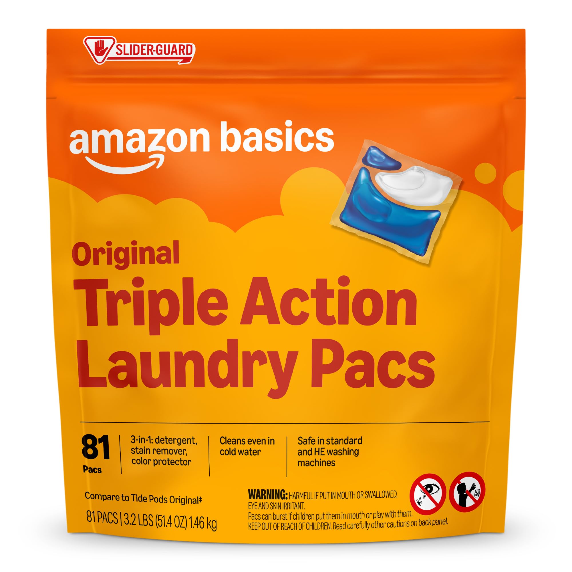 Amazon Basics Laundry Detergent Pacs