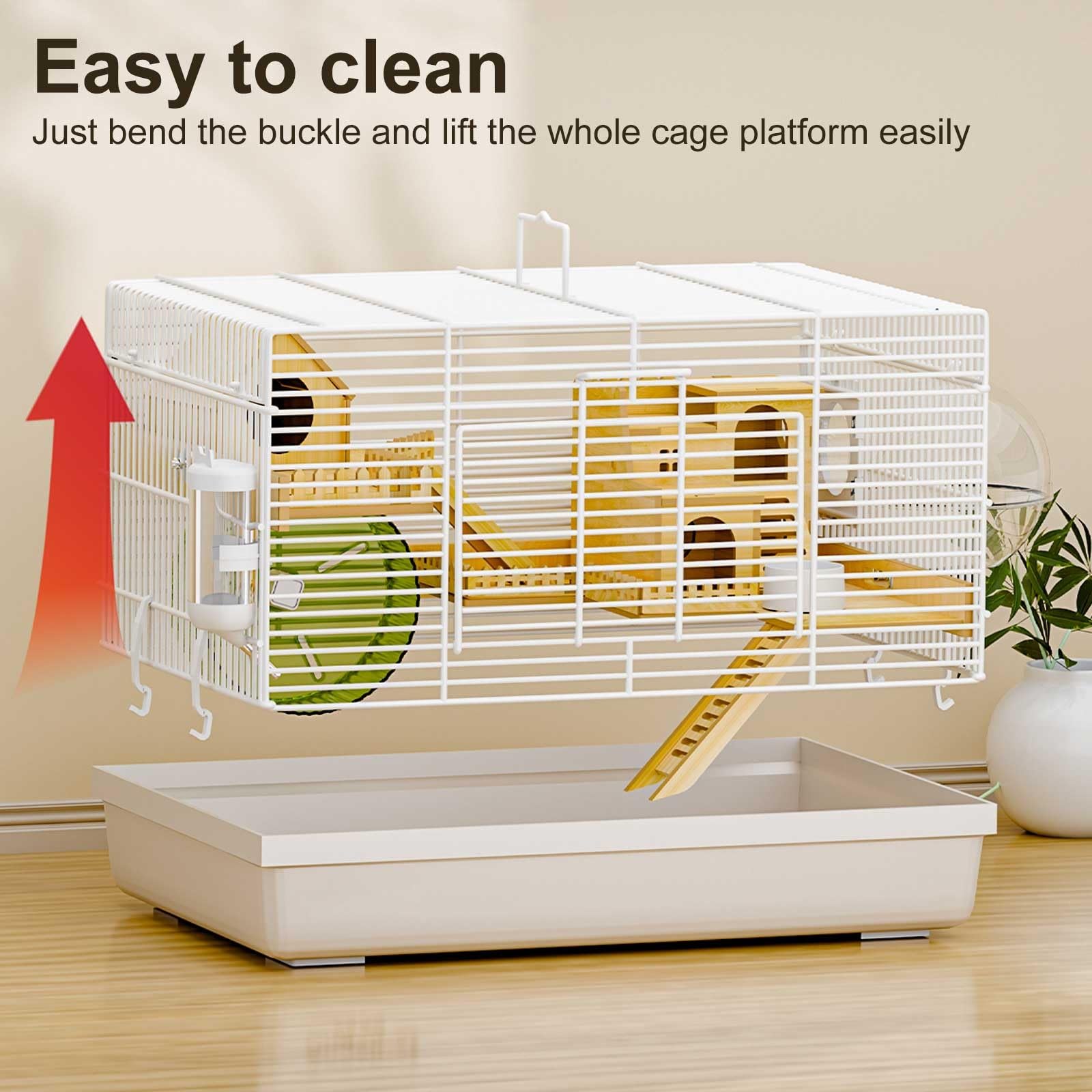 Amazon | RTTZBOZ ペットマウス用2段マウスケージ ハムスターケージ