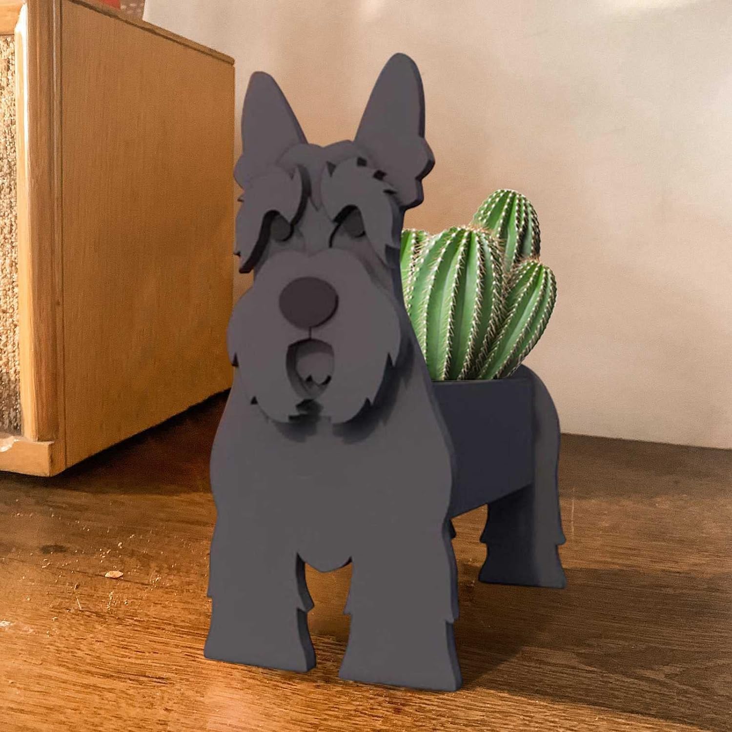 KJMWXOP Flower Pots Outside,Cartoon Pet Dog Flower Pot, Small Gifts Dog Planter, Desk Storage Plant Containe Flowerpot, for Terrace Potted Flower Pot