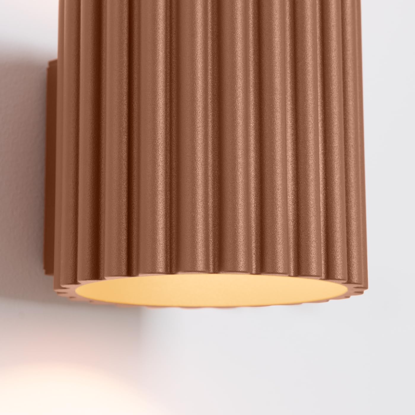 SOLLUX lighting Applique d'intérieur - Applique en aluminium - 1 lumière - Ampoule LED - Mocha Aura