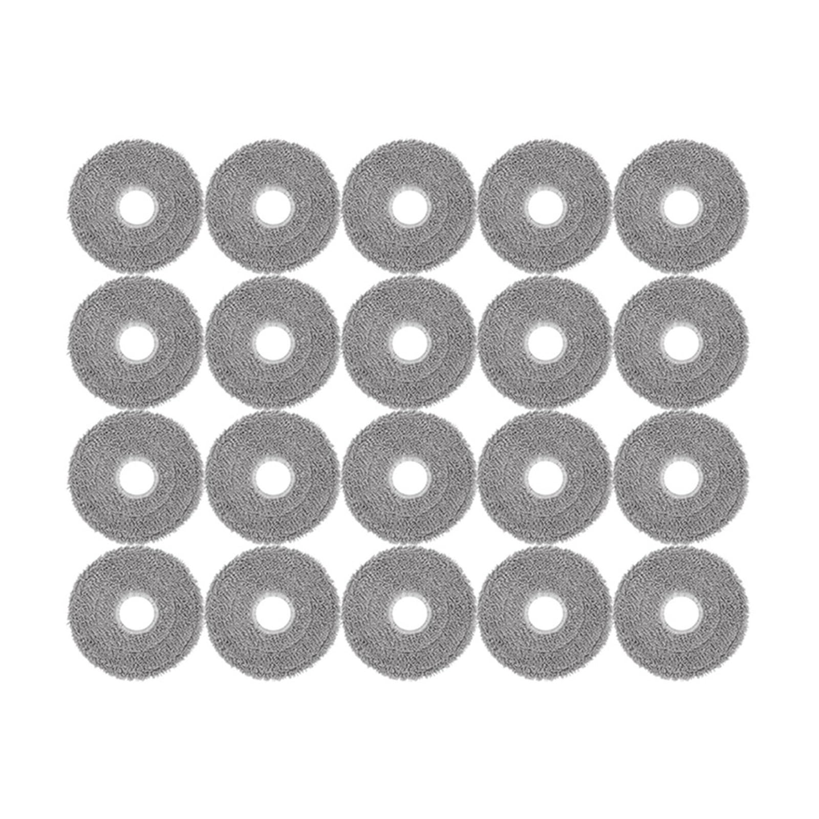 KRHZYPLAE Mop Cloth Robot Vacuum,Compatible For Xiaomi,X10 X20 Max,Compatible For Dreame,L20 Ultra L30 Ultra L10s Pro Ultra X40 Ultra Parts(20pcs)