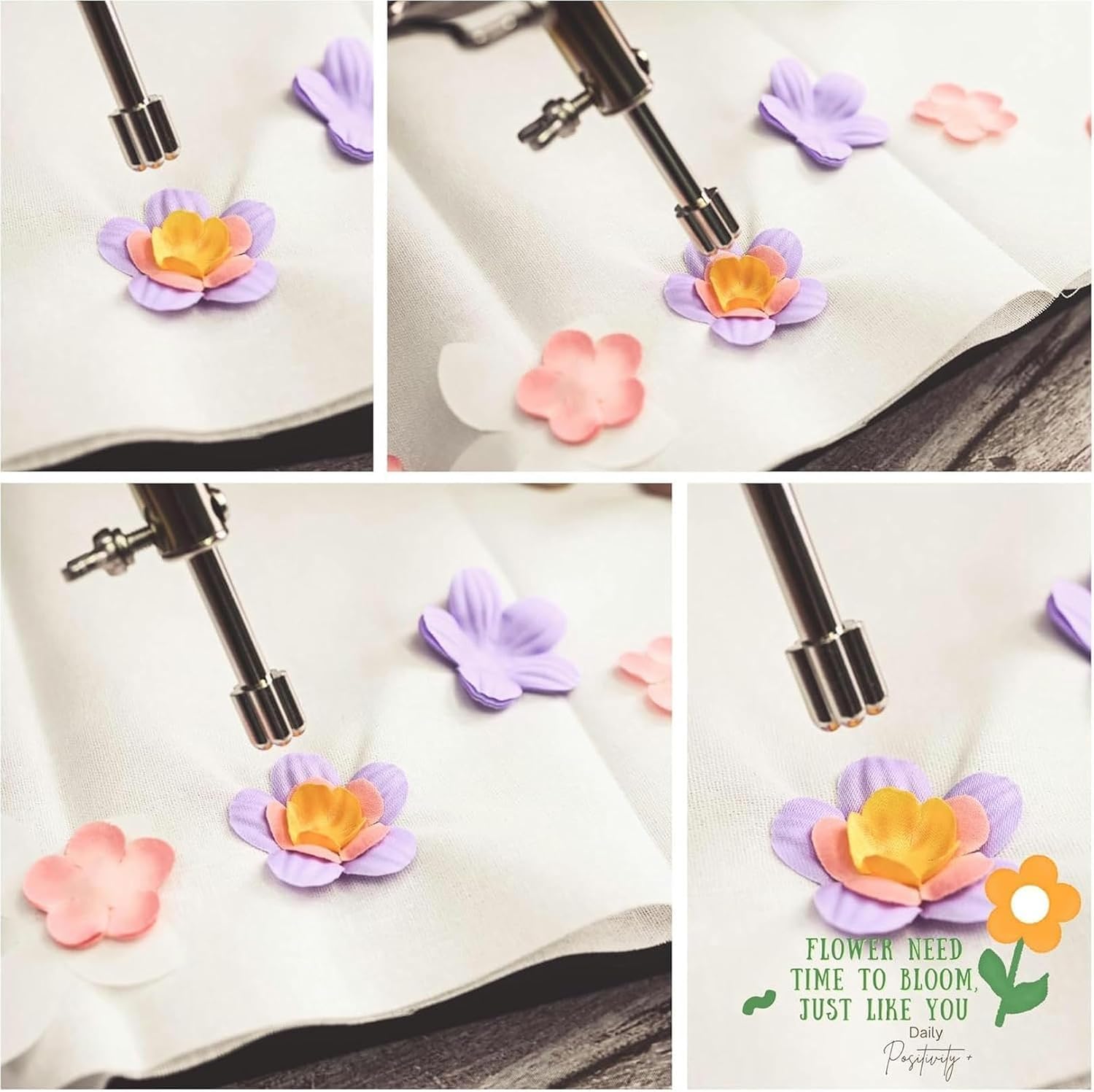 Fabric Flower Maker Set, 24 Heads Electric Artificial Flowers Maker, Fake Flower Ironing Machine, 60-360℃, with Storage Box, for Fake Flower Making Petal Modeling DIY Tools