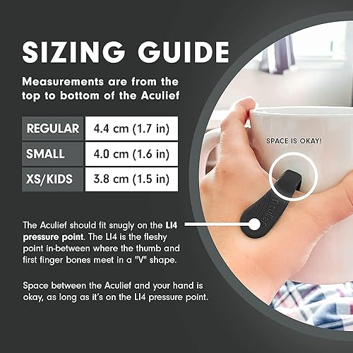 Vista 39 de Aculief - Dispositivo para acupresión, 2 unidades Negro