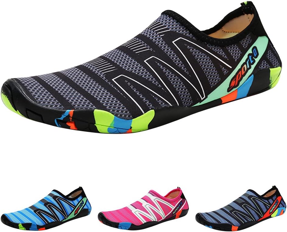QIMAOOBarefoot Skin Water Shoes Socks, Men Women Quick Dry Water Sport Shoes, Unisex Aqua Shoes for Swim Surf Yoga Beach Running Boating Snorkeling Diving