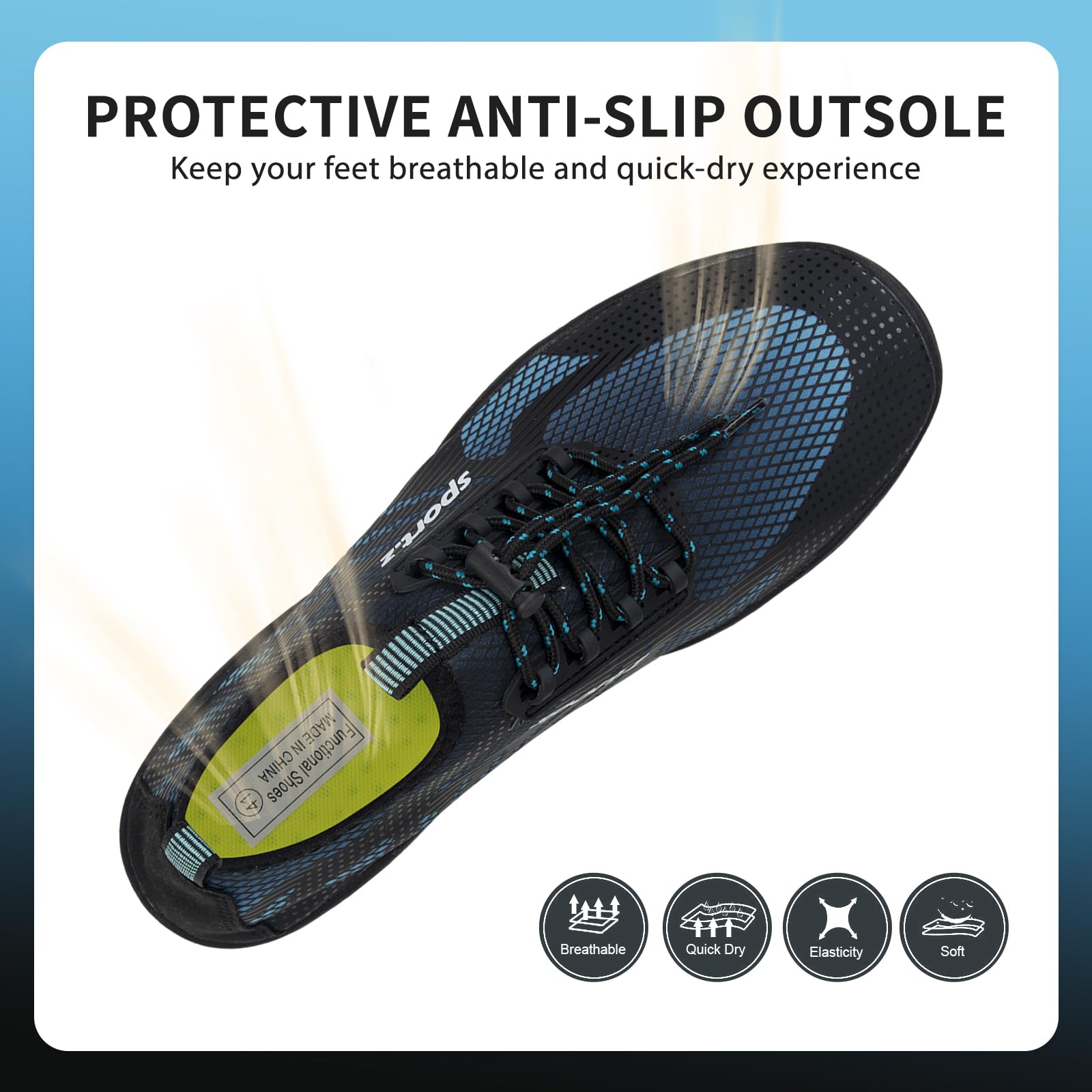IceUnicorn Chaussures Aquatiques Hommes Femme