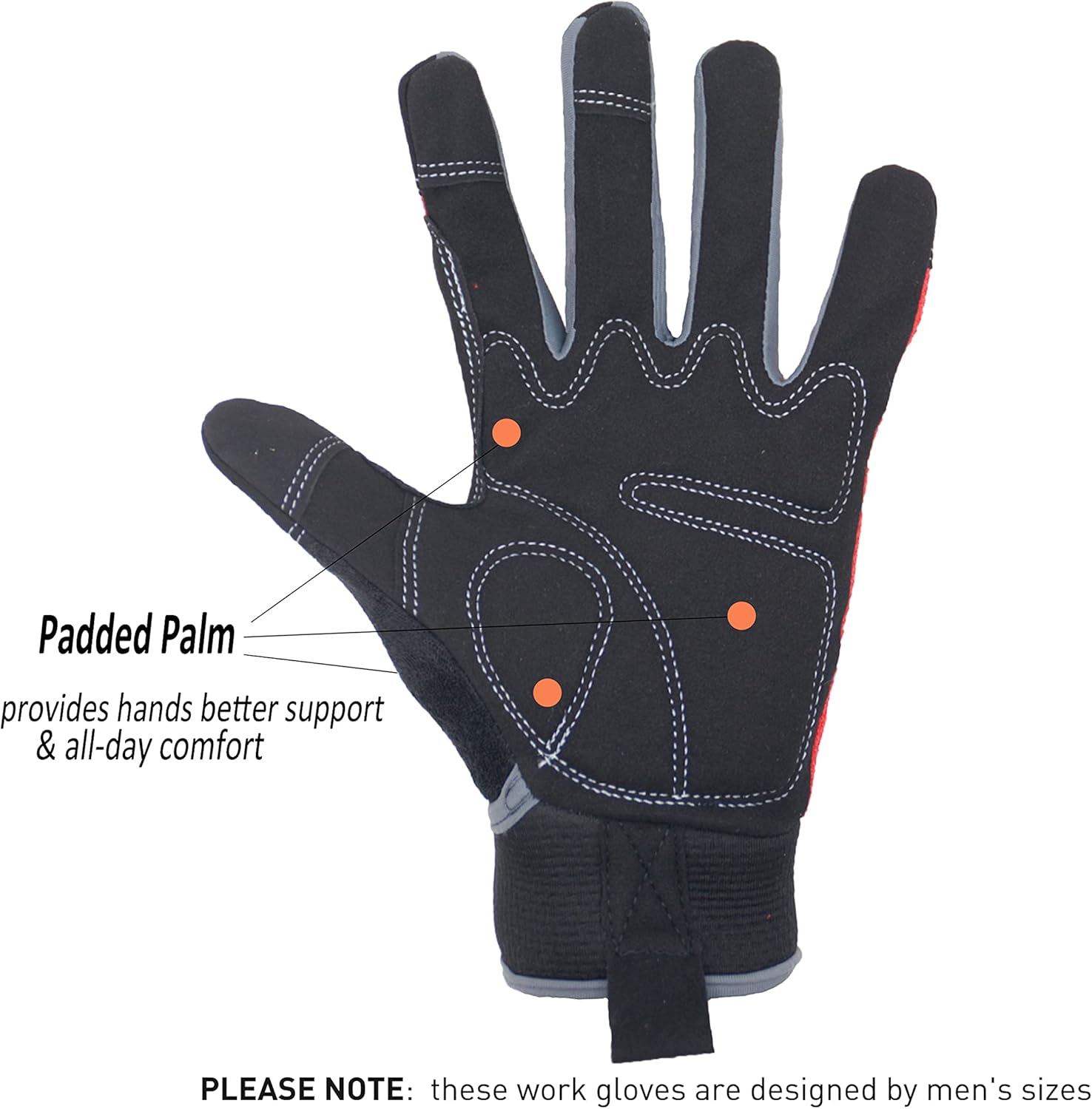 Best Review HANDLANDY Work Gloves Mens & Women, Utility Safety Mechanic Working Gloves Touch Screen, Flexible Breathable Yard Work Gloves (Large, Red) Exclusive Discount 90% Price HANDLANDY Work Gloves Mens & Women, Utility Safety Mechanic Working Gloves Touch Screen, Flexible Breathable Yard Work Gloves (Large, Red)