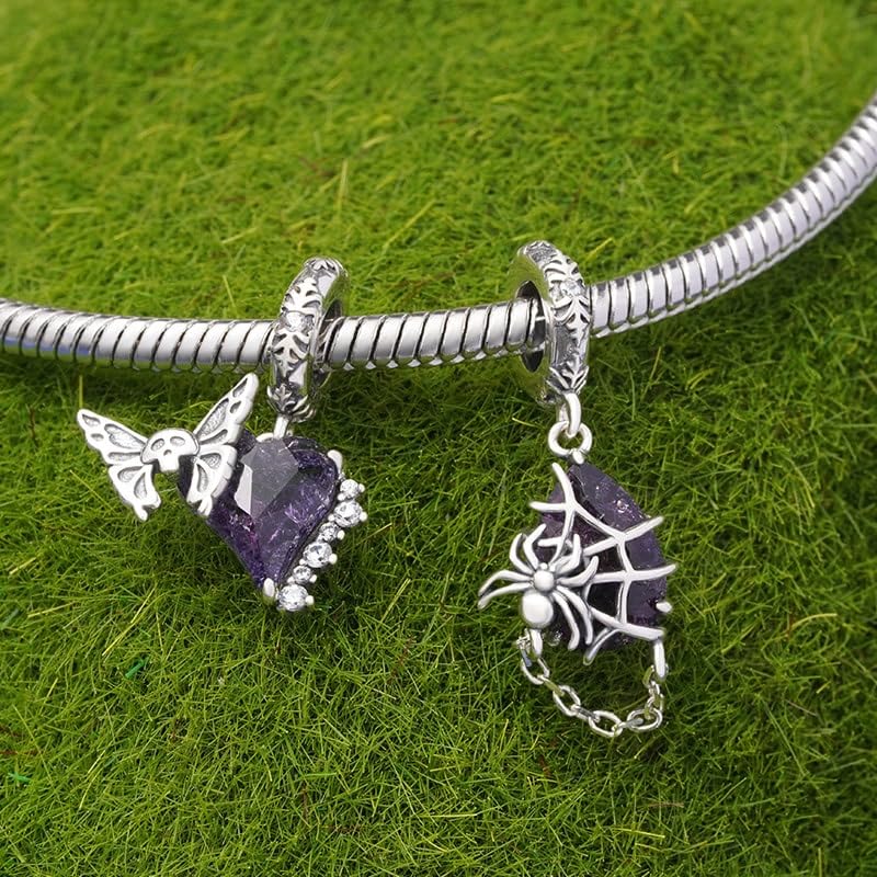 Image of GNOCE Halloween Charm Bracelet Fit Pandora Beads for Women Gift