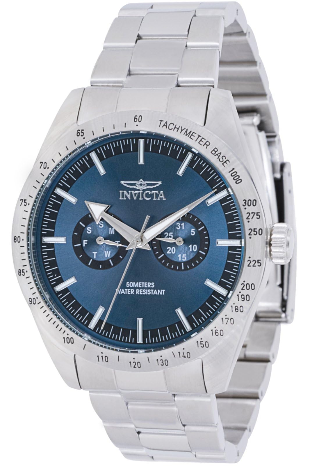 Invicta Silicone Specialty Analog Blue Dial Watch for Men - 45972, Black Band (B0CLWV8FS2) Amazon Price History, Amazon Price Tracker