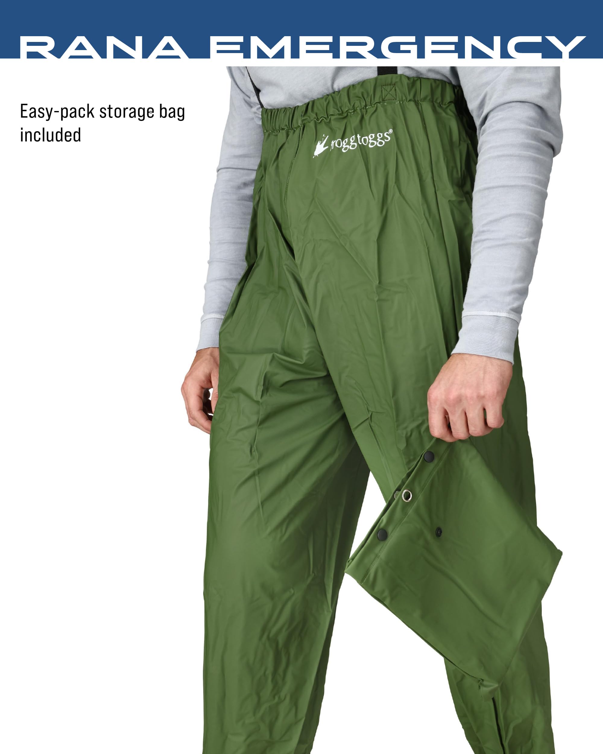 frogg toggs Herren Rana Notfall-wathose, Wasserdicht Rana Notfall-Wathose, wasserdicht (1er Pack)