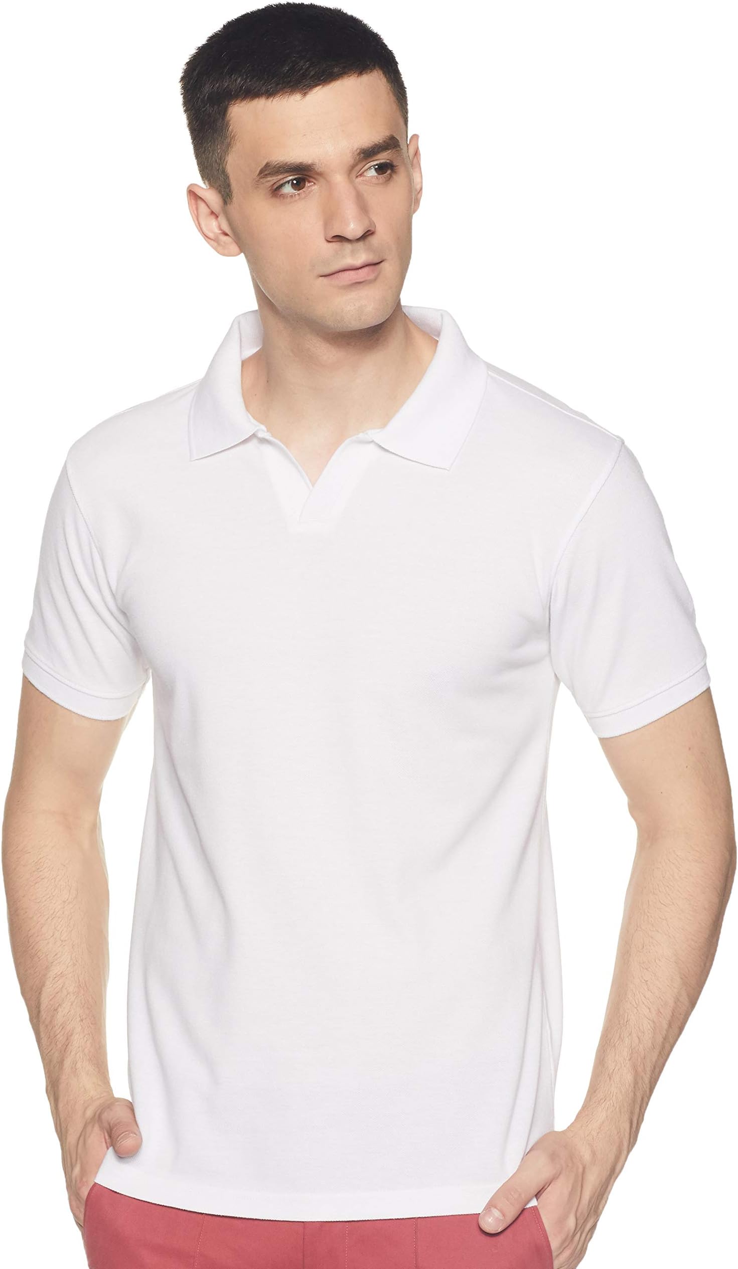 Men's Solid Regular fit Polo (JC-Single)