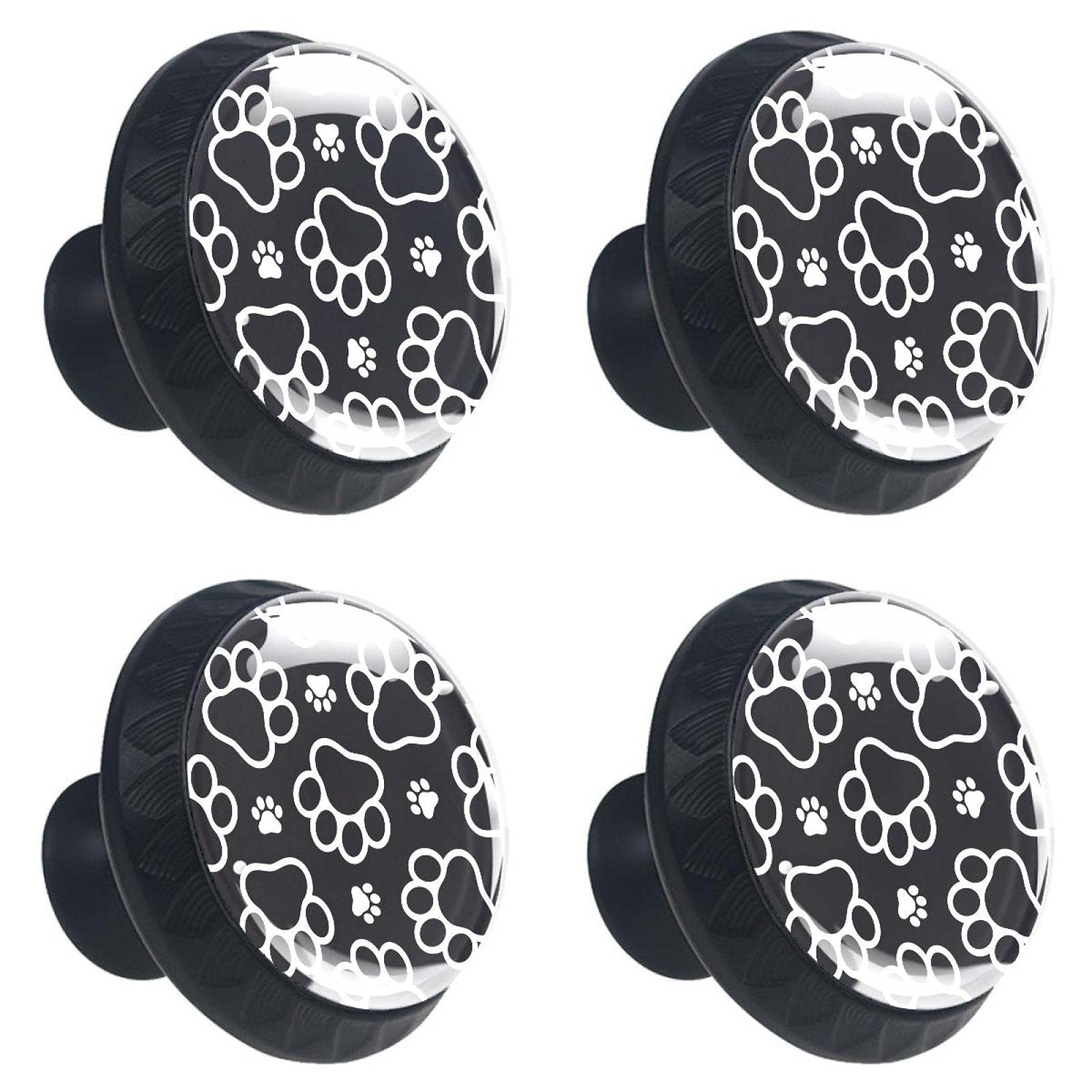 Boutons de placard ronds en verre pour rénover facilement vos vieux meubles de cuisine