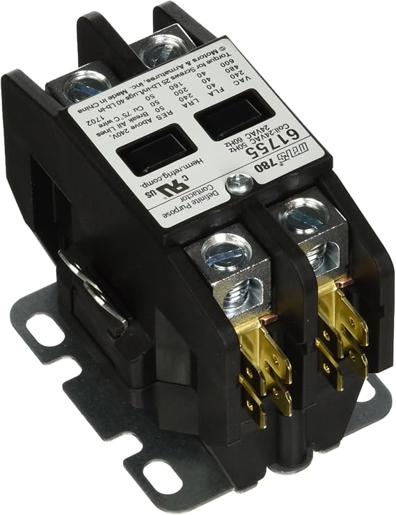 MARS - Motors & Armatures 61755 2P 40A 24V QC & BL Term Contactor