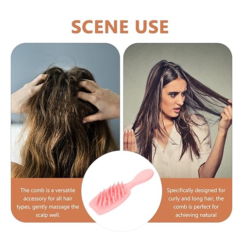 Miniatura 5 de Masajeador de cuero cabelludo para el cabello, cepillo de champú exfoliante para el cuero cabelludo, cepillo para caspa, peines de masaje,