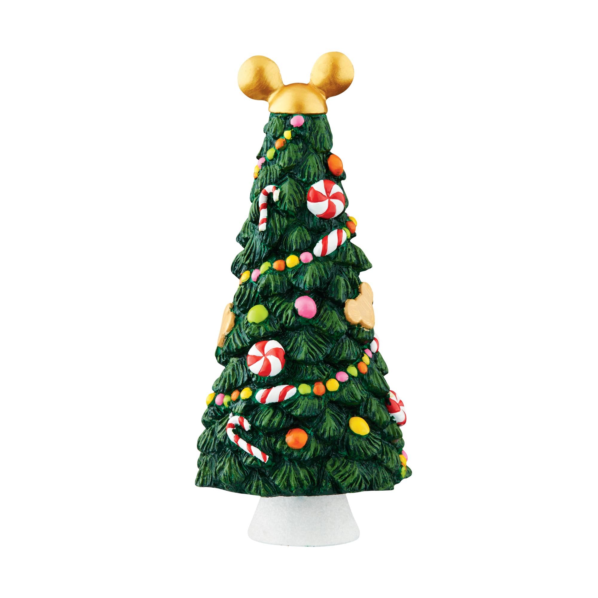 Department 56Disney Village Mickey's Candy Tree Accessory Figurine, Green, 1