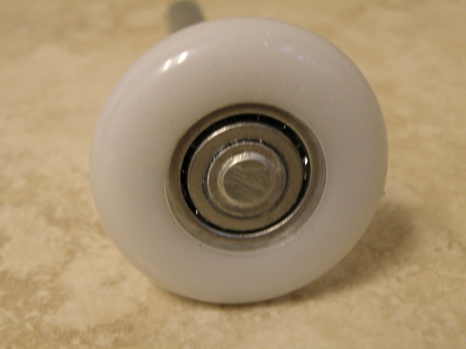Thaisan7, Garage Door Rollers, Wheels - White Nylon Ball Bearing - Rolling repairing fixing- Q'ty 100 packs
