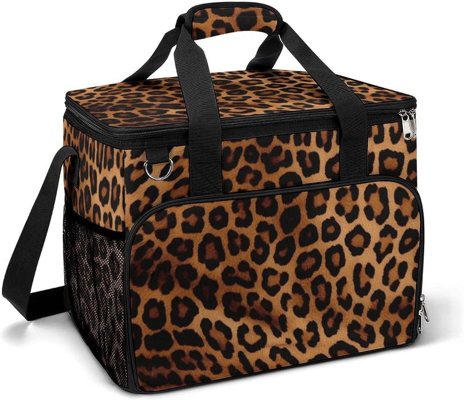 Amazon.com : NHYDSPQ Camping Cooler Bag, Cool Cheetah Leopard Print ...