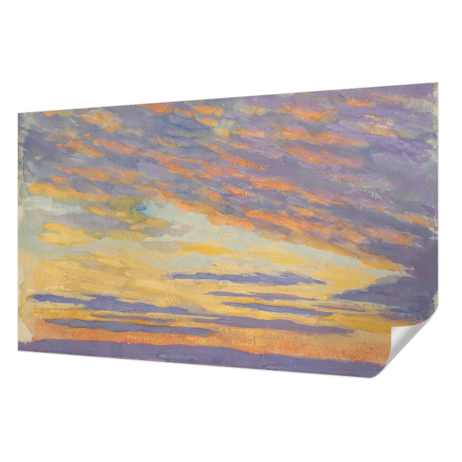 Papier peint adhésif panoramique ciel pastel Tulup 416x254 cm décor mural salon