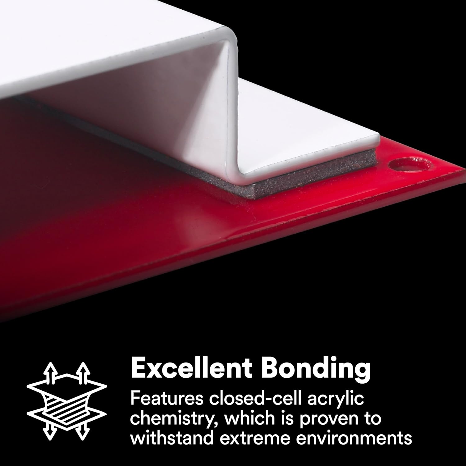 3M 4941 VHB Bonding Tape - 6 in. x 108 ft. Sealing Tape Roll with Conformable Foam Core - UL 746C Listed Cushioning Tape. Sealants and Adhesives