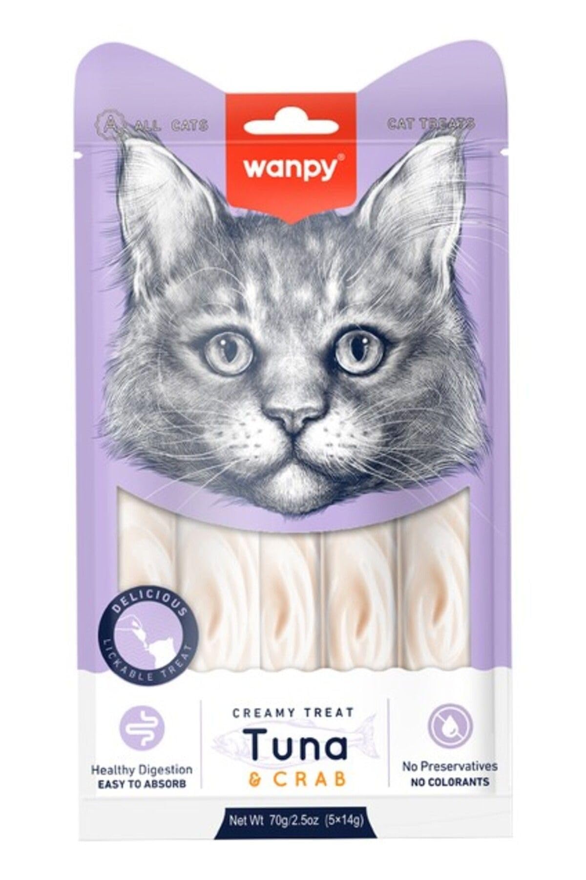 Wanpy Ton-Yengeç Krema Ödül 5x14 gr