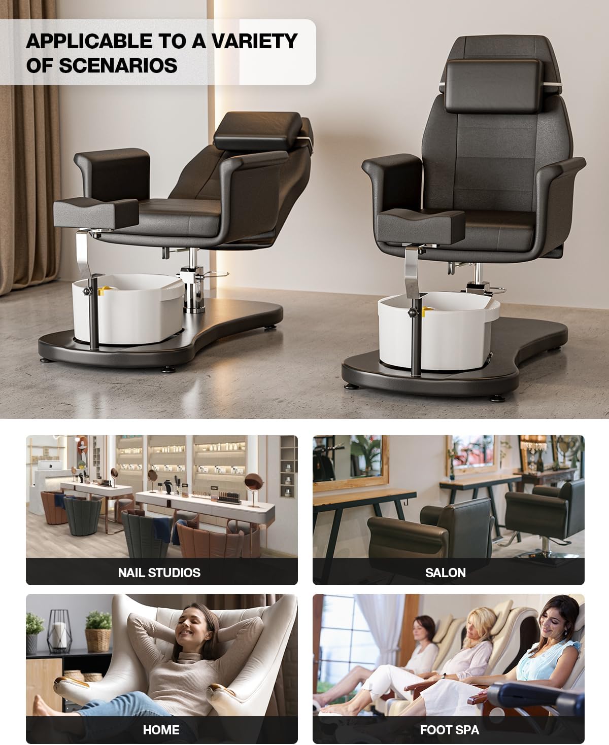 OKAKOPA Pedicure Chair No Plumbing for Nail Tech, Brazil Ubuy