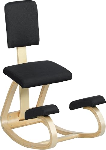 Chaise à Genoux Ergonomique avec Dossier Tabouret Ergonom HOMCOM